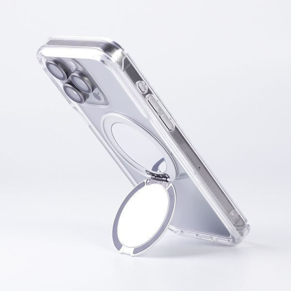【Mira Winks】Apple iPhone 15 Pro 極空戰甲八代 旋轉磁吸支架+鏡面(掀蓋版) iphone 15 Pro手機殼,15 Pro旋轉支架,15 Pro旋轉支架手機殼,15 Pro支架手機殼,15 Pro鏡面手機殼,15 Pro鏡子手機殼,15 Pro磁吸手機殼,15 Pro透明殼,15 Pro防摔殼,不變黃手機殼,圖拉斯,犀牛盾,UAG,casetify,Devilcase