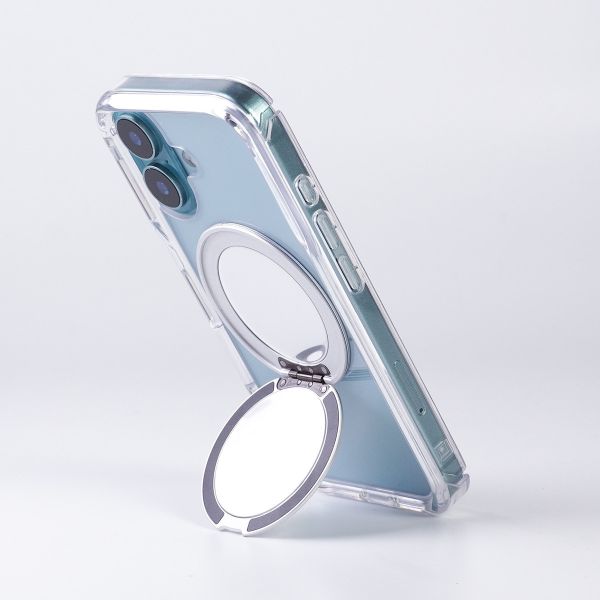 【Mira Winks】Apple iPhone 16 極空戰甲九代 旋轉磁吸支架+鏡面(掀蓋版) iphone 16手機殼,16旋轉支架,16旋轉支架手機殼,16支架手機殼,16鏡面手機殼,16鏡子手機殼,16磁吸手機殼,16透明殼,16防摔殼,不變黃手機殼,圖拉斯,犀牛盾,UAG,casetify,Devilcase