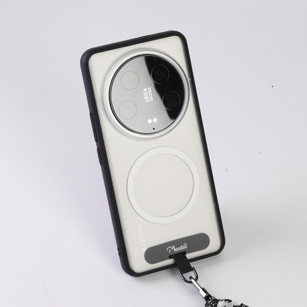 MATTO系列 小米 14 Ultra 磁吸+掛片版 保護殼【Moxbii 嚴選】 小米 14 Ultra,小米保護殼,磁吸殼,小米 14 Ultra磁吸殼,小米14U霧面殼,小米14U磨砂殼,小米 14 Ultra掛繩手機殼,手掛掛片,磁吸保護殼,防摔殼,透明殼,犀牛盾,UAG,圖拉斯,Devilcase,casetify