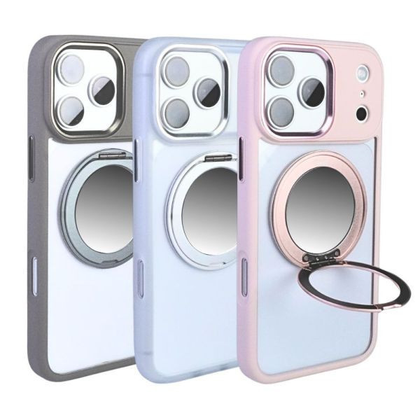 【Mira Winks】YOI系列 Apple iPhone 17 Pro Max 旋轉磁吸支架+鏡面保護殼(無蓋版) iphone17Pro max,mira winks,iphone17Pro max鏡面手機殼,iphone17Pro max鏡子手機殼,iphone17Pro max旋轉支架鏡子,iphone17Pro max旋轉支架手機殼,iphone17Pro max防摔殼,iphone17Pro max不變黃手機殼,化妝鏡,casetify,UAG,devilcase,保護殼,moxbii