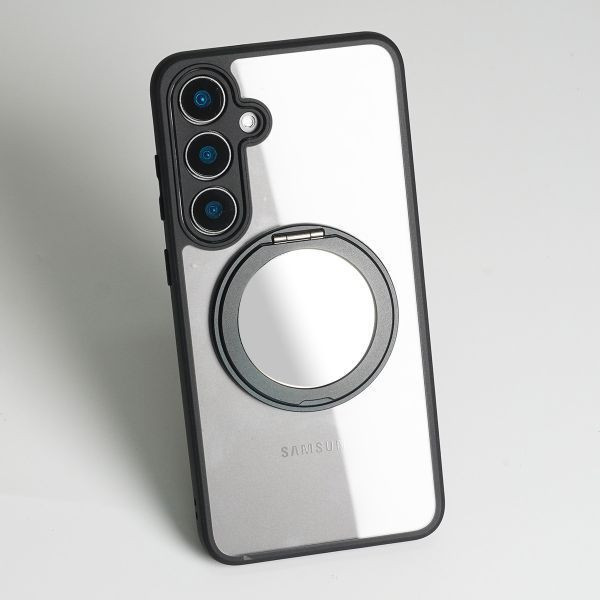 【Mira Winks】KINO系列 Samsung Galaxy A36 5G 旋轉磁吸支架+鏡面保護殼 Galaxy A36 5G,A36旋轉支架手機殼,A36磁吸手機殼,A36支架保護殼,A36鏡面保護殼,三星保護殼,Samsung保護殼,A36防摔殼,A36透明殼,犀牛盾,UAG,圖拉斯,Devilcase,casetify
