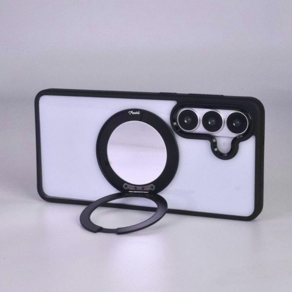 【Mira Winks】YOI系列 Samsung Galaxy S26 旋轉磁吸支架+鏡面保護殼(無蓋版) Galaxy S26,S26旋轉支架手機殼,S26鏡面手機殼,S26磁吸手機殼,S26支架保護殼,三星保護殼,Samsung保護殼,小米保護殼,S26防摔殼,S26透明殼,犀牛盾,UAG,圖拉斯,Devilcase,casetify