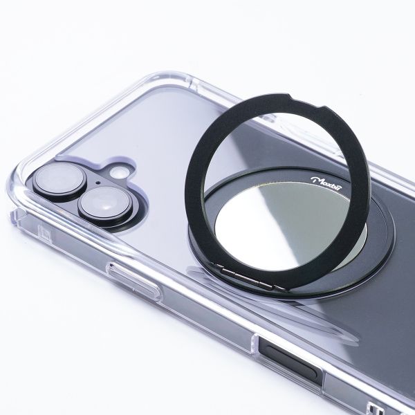 【Mira Winks】Apple iPhone 16 Plus 極空戰甲九代 旋轉磁吸支架+鏡面 iphone 16 Plus手機殼,旋轉支架,旋轉支架手機殼,支架手機殼,鏡面手機殼,鏡子手機殼,磁吸手機殼,16 Pro max手機殼,透明殼,防摔殼,不變黃手機殼,圖拉斯,犀牛盾,UAG,casetify,Devilcase