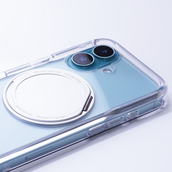 【Mira Winks】Apple iPhone 16 極空戰甲九代 旋轉磁吸支架+鏡面(掀蓋版) iphone 16手機殼,16旋轉支架,16旋轉支架手機殼,16支架手機殼,16鏡面手機殼,16鏡子手機殼,16磁吸手機殼,16透明殼,16防摔殼,不變黃手機殼,圖拉斯,犀牛盾,UAG,casetify,Devilcase