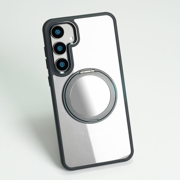 【Mira Winks】YOI系列 Samsung Galaxy S24+ 旋轉磁吸支架+鏡面保護殼 Galaxy S24+,旋轉支架手機殼,鏡面手機殼,磁吸手機殼,支架保護殼,三星保護殼,Samsung保護殼,小米保護殼,防摔殼,透明殼,犀牛盾,UAG,圖拉斯,Devilcase,casetify