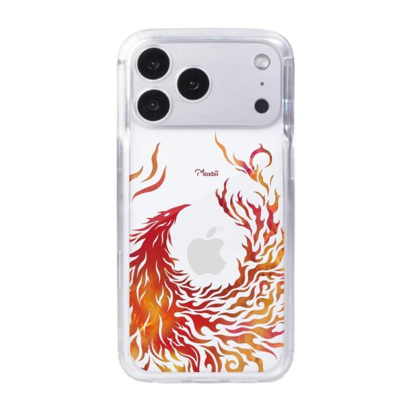 Moxbii經典原創系列 燁舞 彩雕防摔殼 不死鳥,鳳凰,神獸圖騰,手繪風,彩雕手機殼,彩繪手機殼,設計款手機殼,防摔手機殼,極空戰甲,透明殼,casetify,UAG,DEVILCASE