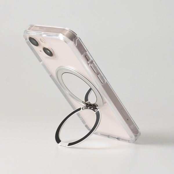 【Mira Winks】Apple iPhone 15 Plus 極空戰甲六代 旋轉磁吸支架+鏡面(無蓋版) iphone 15 Plus手機殼,Mira Winks,旋轉支架,旋轉支架手機殼,支架手機殼,鏡面手機殼,鏡子手機殼,磁吸手機殼,化妝鏡,旋鏡殼,透明殼,防摔殼,不變黃手機殼,圖拉斯,犀牛盾,UAG,casetify,Devilcase