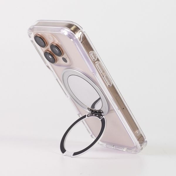 【Mira Winks】Apple iPhone 16 Pro Max 極空戰甲九代 旋轉磁吸支架+鏡面 iphone 16 Pro Max手機殼,旋轉支架,旋轉支架手機殼,支架手機殼,鏡面手機殼,鏡子手機殼,磁吸手機殼,16 Pro max手機殼,透明殼,防摔殼,不變黃手機殼,圖拉斯,犀牛盾,UAG,casetify,Devilcase