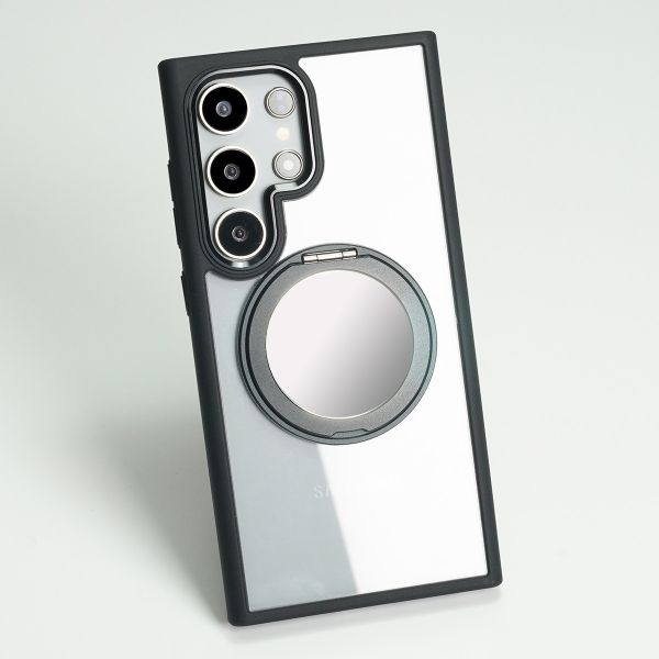 【Mira Winks】YOI系列 Samsung Galaxy S25 Ultra 旋轉磁吸支架+鏡面保護殼 Galaxy S25 Ultra,S25U旋轉支架手機殼,S25U鏡面手機殼,S25U磁吸手機殼,S25U支架保護殼,三星保護殼,Samsung保護殼,小米保護殼,S25U防摔殼,S25U透明殼,犀牛盾,UAG,圖拉斯,Devilcase,casetify