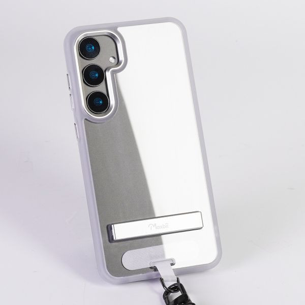 YOI系列 Samsung Galaxy S25+ 支架+掛片保護殼【Moxbii 嚴選】 Galaxy S25,S25支架手機殼,S25掛繩保護殼,三星保護殼,Samsung保護殼,S25防摔殼,S25透明殼,犀牛盾,UAG,圖拉斯,Devilcase,casetify