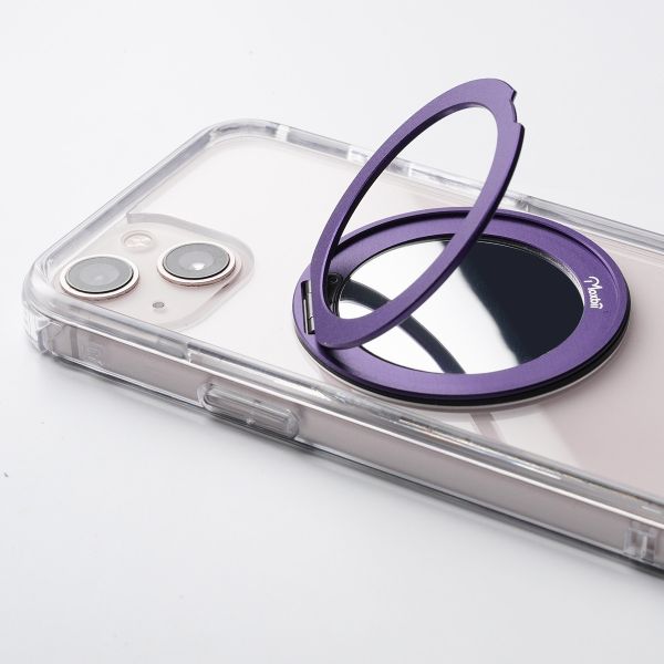 Apple iPhone 15 Plus 極空戰甲六代 旋轉磁吸支架+鏡面 專用背板 iphone 15 Plus手機殼,旋轉支架,旋轉支架手機殼,支架手機殼,磁吸手機殼,鏡面手機殼,手機墊片,iphone15 plus手機殼,透明殼,防摔殼,不變黃手機殼,圖拉斯,犀牛盾,UAG,casetify,Devilcase