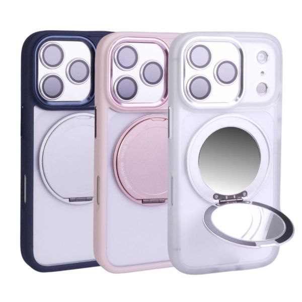 【Mira Winks】YOI系列 Apple iPhone 17 Pro Max 旋轉磁吸支架+鏡面保護殼(掀蓋版) 17 pro max鏡面手機殼,17 pro max化妝鏡手機殼,17 pro max鏡子手機殼,iPhone 17 pro max,17 pro max旋轉支架手機殼,17 pro max鏡面手機殼,17 pro max磁吸手機殼,17 pro max支架保護殼,17 pro max掛繩殼,保護殼,iphone保護殼,17 pro max防摔殼,17 pro max透明殼,犀牛盾,UAG,圖拉斯