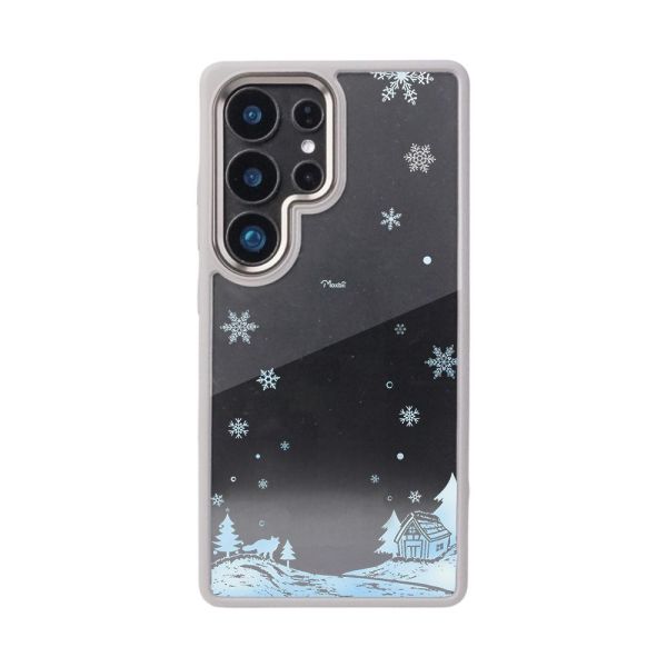 Moxbii經典原創系列 雪夜 彩雕防摔殼 雪花,冬天,北歐風,彩雕手機殼,彩繪手機殼,設計款手機殼,防摔手機殼,極空戰甲,透明殼,casetify,UAG,DEVILCASE