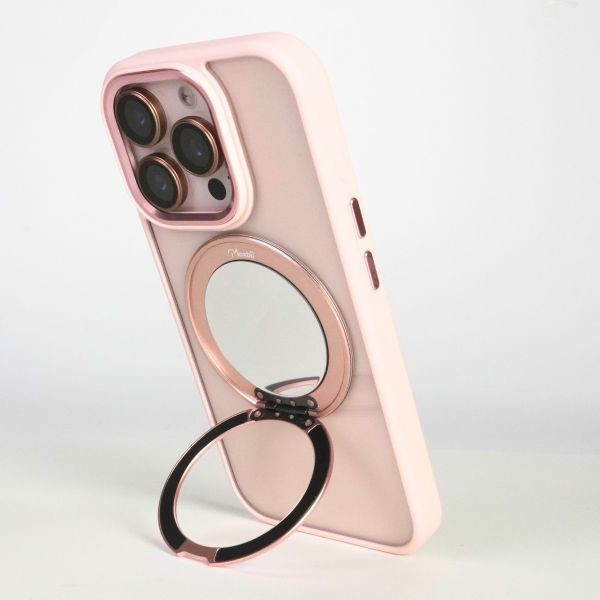【Mira Winks】YOI系列 Apple iPhone 14 旋轉磁吸支架+鏡面保護殼(無蓋版) iphone14,mira winks,鏡面手機殼,鏡子手機殼,旋轉支架鏡子,旋轉支架手機殼,防摔殼,不變黃手機殼,化妝鏡,casetify,UAG,devilcase,保護殼,moxbii