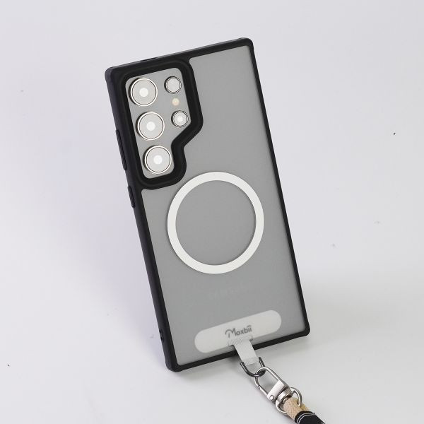 MATTO系列 Samsung Galaxy S24 Ultra 磁吸+掛片版 保護殼【Moxbii 嚴選】 Galaxy S24 Ultra,S24u霧面殼,三星保護殼,Samsung保護殼,S24u保護殼,磁吸殼,S24u磁吸殼,S24u掛繩手機殼,手掛掛片,磁吸保護殼,防摔殼,透明殼,犀牛盾,UAG,圖拉斯,Devilcase,casetify