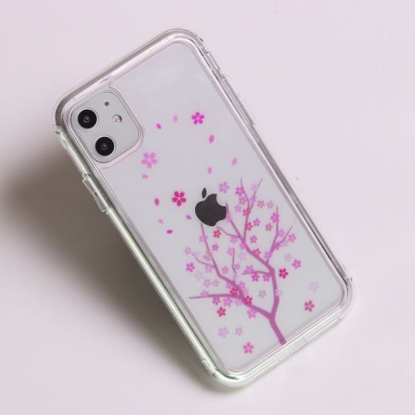 極空戰甲 專用背板 彩雕系列 櫻花紛飛 保護殼,iPhone 13,iPhone 12,iPhone 11,iPhone  X,Apple,不變黃,透明殼,防撞殼,犀牛盾,UAG,casetify