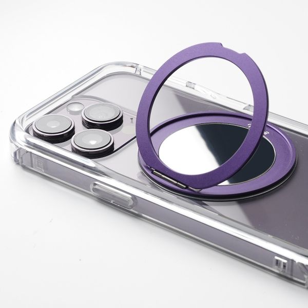 【Mira Winks】Apple iPhone 14 Pro Max 極空戰甲七代 旋轉磁吸支架+鏡面 iphone 14 Pro Max 手機殼,旋轉支架,旋轉支架手機殼,支架手機殼,鏡面手機殼,鏡子手機殼,磁吸手機殼,16 Pro max手機殼,透明殼,防摔殼,不變黃手機殼,圖拉斯,犀牛盾,UAG,casetify,Devilcase