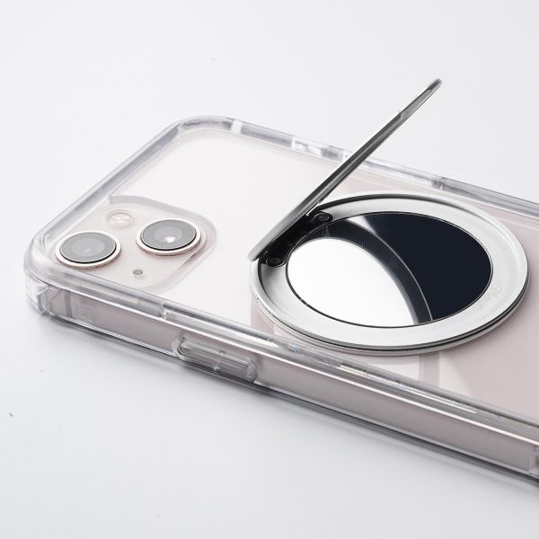 Apple iPhone 15 Plus 極空戰甲六代 旋轉磁吸支架+鏡面 專用背板 iphone 15 Plus手機殼,旋轉支架,旋轉支架手機殼,支架手機殼,磁吸手機殼,鏡面手機殼,手機墊片,iphone15 plus手機殼,透明殼,防摔殼,不變黃手機殼,圖拉斯,犀牛盾,UAG,casetify,Devilcase