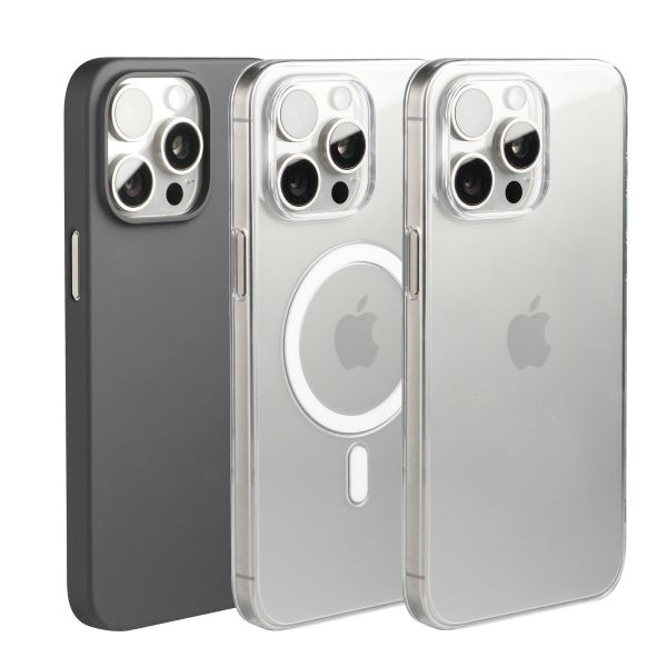 Apple iPhone 15 Pro SORA 超薄保護殼 moxbii,iphone超薄殼,15pro超薄殼,15pro磁吸殼,15pro透明殼,超薄保護殼,不變黃保護殼,透明磁吸殼,超薄手機殼,casefinite,uag,犀牛盾,devilcase,casetify