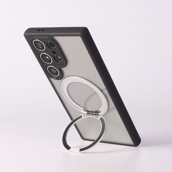 KINO系列 Samsung Galaxy S25 Ultra 旋轉磁吸支架保護殼【Moxbii 嚴選】 Galaxy S25 Ultra,S25U旋轉支架手機殼,S25U磁吸手機殼,S25U支架保護殼,三星保護殼,Samsung保護殼,S25U防摔殼,S25U透明殼,防摔殼,透明殼,犀牛盾,UAG,圖拉斯,Devilcase,casetify