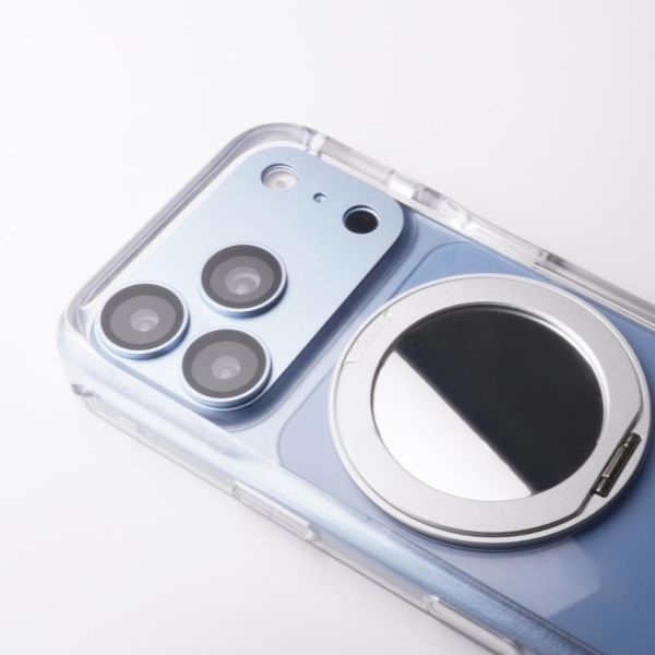 【Mira Winks】Apple iPhone 18 Pro 極空戰甲九代 旋轉磁吸支架+鏡面(無蓋版) iphone 18 Pro手機殼,Mira Winks,18pro旋轉支架,18pro旋轉支架手機殼,18pro支架手機殼,18pro鏡面手機殼,18pro鏡子手機殼,18pro磁吸手機殼,化妝鏡,旋鏡殼,18pro透明殼,18pro防摔殼,不變黃手機殼,圖拉斯,犀牛盾,UAG,casetify,Devilcase