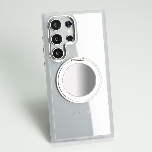 【Mira Winks】YOI系列 Samsung Galaxy S25 Ultra 旋轉磁吸支架+鏡面保護殼 Galaxy S25 Ultra,S25U旋轉支架手機殼,S25U鏡面手機殼,S25U磁吸手機殼,S25U支架保護殼,三星保護殼,Samsung保護殼,小米保護殼,S25U防摔殼,S25U透明殼,犀牛盾,UAG,圖拉斯,Devilcase,casetify