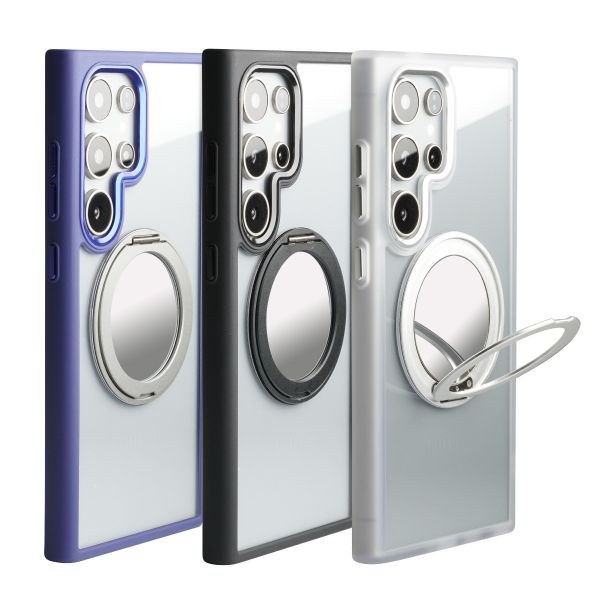 【Mira Winks】YOI系列 Samsung Galaxy S24 Ultra 旋轉磁吸支架+鏡面保護殼(無蓋版) Galaxy S24 Ultra,旋轉支架手機殼,鏡面手機殼,磁吸手機殼,支架保護殼,三星保護殼,Samsung保護殼,小米保護殼,防摔殼,透明殼,犀牛盾,UAG,圖拉斯,Devilcase,casetify