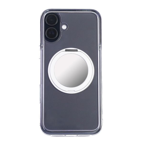 【Mira Winks】Apple iPhone 16 Plus 極空戰甲九代 旋轉磁吸支架+鏡面 iphone 16 Plus手機殼,旋轉支架,旋轉支架手機殼,支架手機殼,鏡面手機殼,鏡子手機殼,磁吸手機殼,16 Pro max手機殼,透明殼,防摔殼,不變黃手機殼,圖拉斯,犀牛盾,UAG,casetify,Devilcase