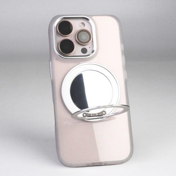 【Mira Winks】YOI系列 Apple iPhone 16 Pro 旋轉磁吸支架+鏡面保護殼(無蓋版) iphone16 Pro,mira winks,鏡面手機殼,鏡子手機殼,旋轉支架鏡子,旋轉支架手機殼,防摔殼,不變黃手機殼,化妝鏡,casetify,UAG,devilcase,保護殼,moxbii