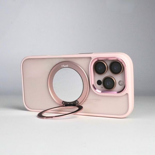 【Mira Winks】YOI系列 Apple iPhone 16 Pro Max 旋轉磁吸支架+鏡面保護殼(無蓋版) iphone16 Pro Max,mira winks,鏡面手機殼,鏡子手機殼,旋轉支架鏡子,旋轉支架手機殼,防摔殼,不變黃手機殼,化妝鏡,casetify,UAG,devilcase,保護殼,moxbii