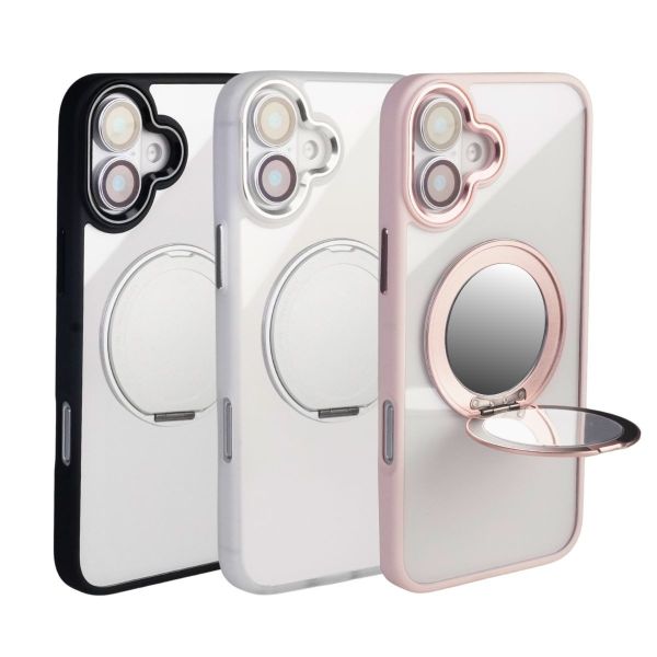 【Mira Winks】YOI系列 Apple iPhone 16 旋轉磁吸支架+鏡面保護殼(掀蓋版) 鏡面手機殼,化妝鏡手機殼,鏡子手機殼,iPhone 16,16旋轉支架手機殼,16鏡面手機殼,16磁吸手機殼,16支架保護殼,16掛繩殼,保護殼,iphone保護殼,16防摔殼,16透明殼,犀牛盾,UAG,圖拉斯,Devilcase,casetify