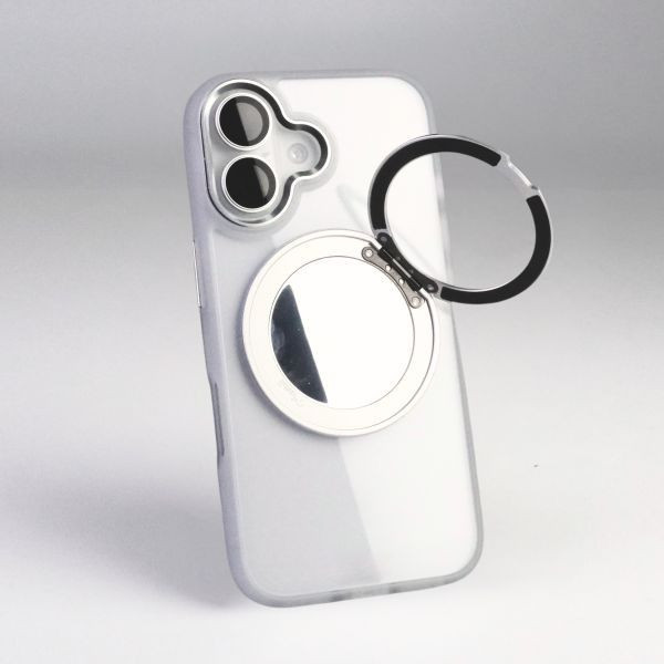 【Mira Winks】YOI系列 Apple iPhone 16 Plus 旋轉磁吸支架+鏡面保護殼(無蓋版) iphone16 Plus,mira winks,鏡面手機殼,鏡子手機殼,旋轉支架鏡子,旋轉支架手機殼,防摔殼,不變黃手機殼,化妝鏡,casetify,UAG,devilcase,保護殼,moxbii