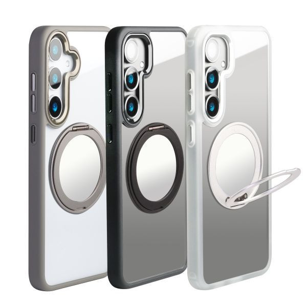 【Mira Winks】YOI系列 Samsung Galaxy S25+ 旋轉磁吸支架+鏡面保護殼 Galaxy S25 Plus,s25p旋轉支架手機殼,s25p鏡面手機殼,s25p磁吸手機殼,s25p支架保護殼,三星保護殼,Samsung保護殼,小米保護殼,s25p防摔殼,s25p透明殼,犀牛盾,UAG,圖拉斯,Devilcase,casetify