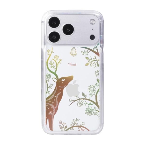 Moxbii經典原創系列 麓願 彩雕防摔殼 麋鹿,森林系,鹿手機殼,文青風,插畫手機殼,彩雕手機殼,彩繪手機殼,設計款手機殼,防摔手機殼,極空戰甲,透明殼,casetify,UAG,DEVILCASE