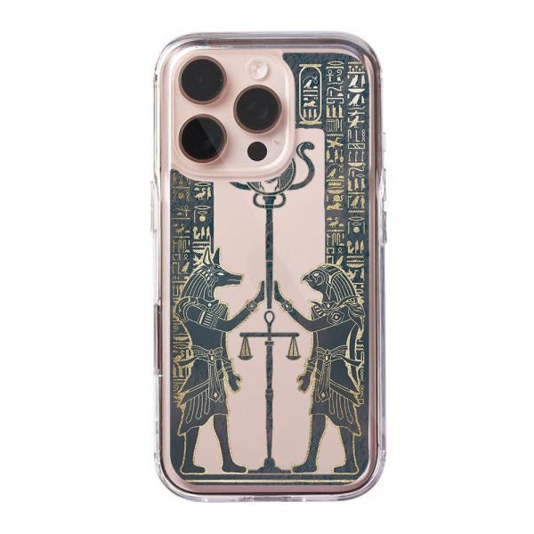 Moxbii經典原創系列 審判 彩雕防摔殼 埃及,阿努比斯,審判,金字塔,古文明,神話風,象形文字,彩雕手機殼,彩繪手機殼,設計款手機殼,防摔手機殼,極空戰甲,透明殼,casetify,UAG,DEVILCASE