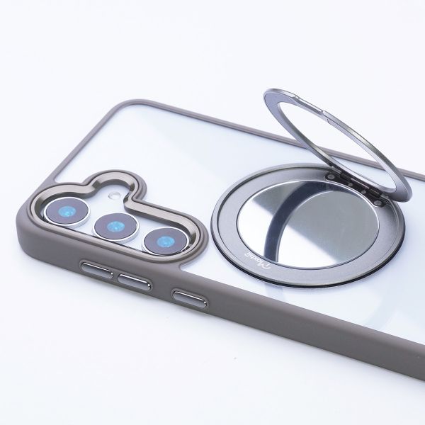 【Mira Winks】YOI系列 Samsung Galaxy S25 旋轉磁吸支架+鏡面保護殼 Galaxy S25,S25旋轉支架手機殼,S25鏡面手機殼,S25磁吸手機殼,S25支架保護殼,三星保護殼,Samsung保護殼,小米保護殼,S25防摔殼,S25透明殼,犀牛盾,UAG,圖拉斯,Devilcase,casetify