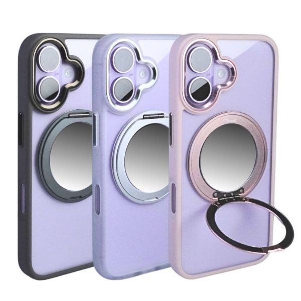 【Mira Winks】YOI系列 Apple iPhone 17 旋轉磁吸支架+鏡面保護殼(無蓋版) iphone17,mira winks,iphone17鏡面手機殼,iphone17鏡子手機殼,iphone17旋轉支架鏡子,iphone17旋轉支架手機殼,iphone17防摔殼,iphone17不變黃手機殼,化妝鏡,casetify,UAG,devilcase,保護殼,moxbii