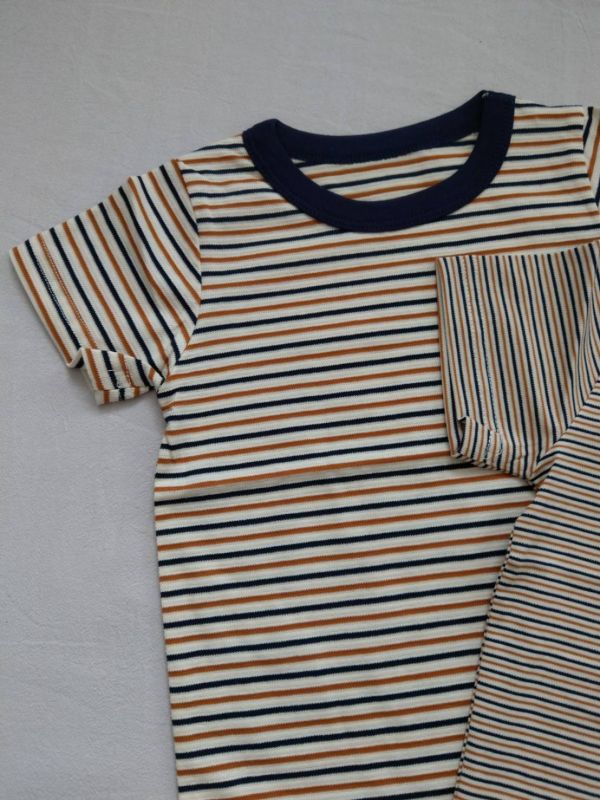 復古條紋T-Shirt 