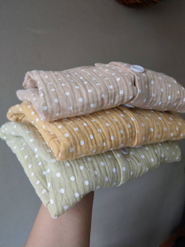 棉麻點點居家服套裝 