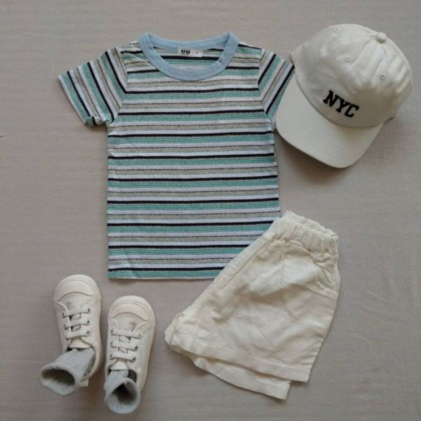 復古條紋T-Shirt 