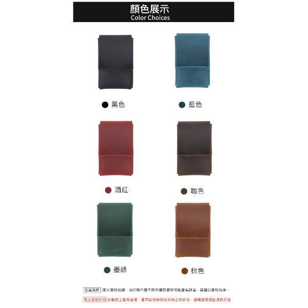 頭層瘋馬牛皮翻蓋卡片包【CB221】 