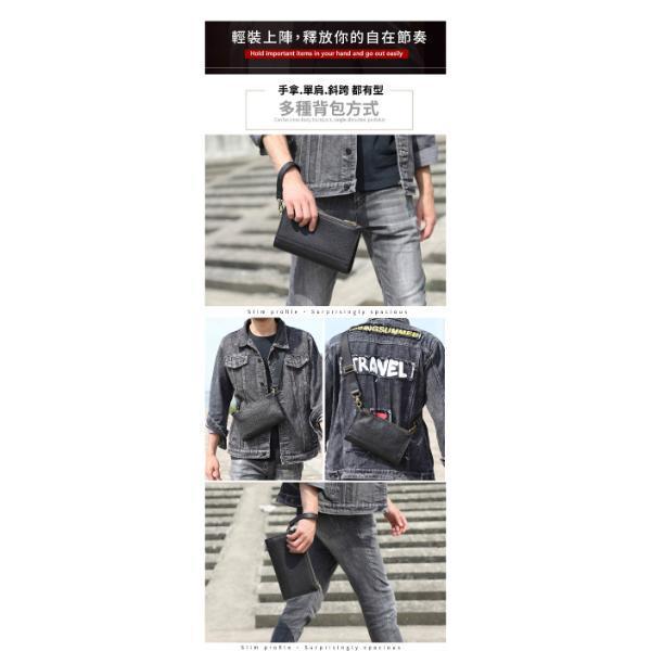 頭層植鞣牛皮男士三隔層薄款肩背小包男包【LB1256】 