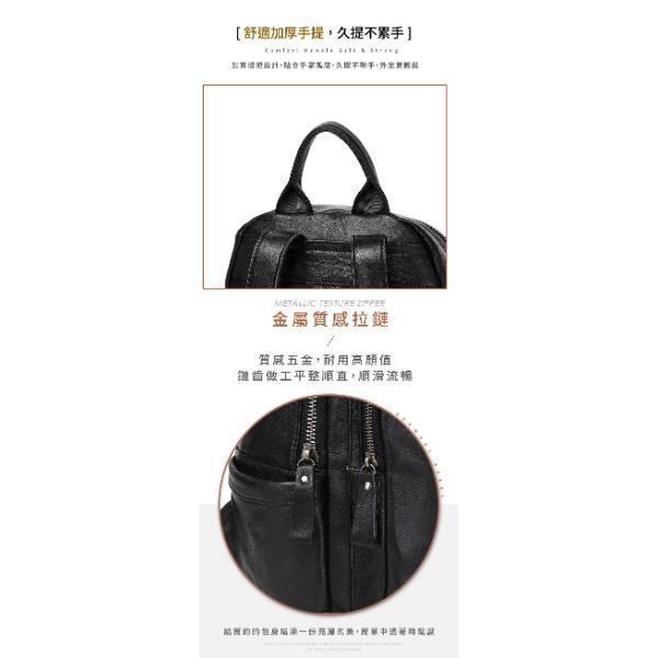 頭層牛皮通勤雙肩包女包【LB1267】 真皮,牛皮,女包,肩背包