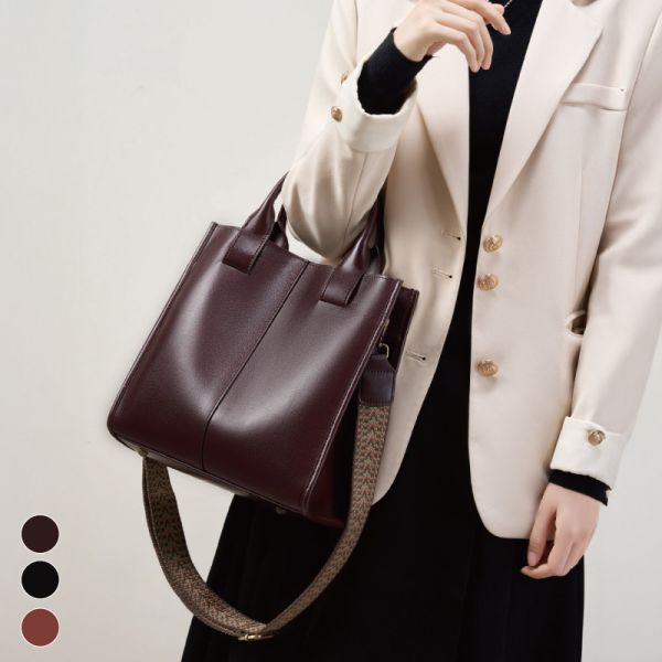 頭層牛皮豎款手提包女包【LB1198】 