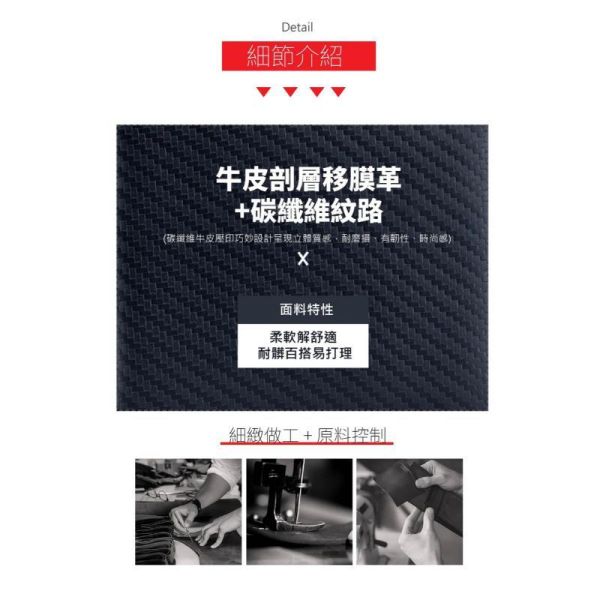 碳纖維牛皮薄款可配皮帶腰掛零錢包【LH1208】 