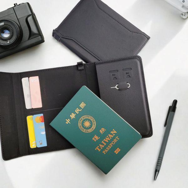 RFID牛皮定型護照包【PA23】 