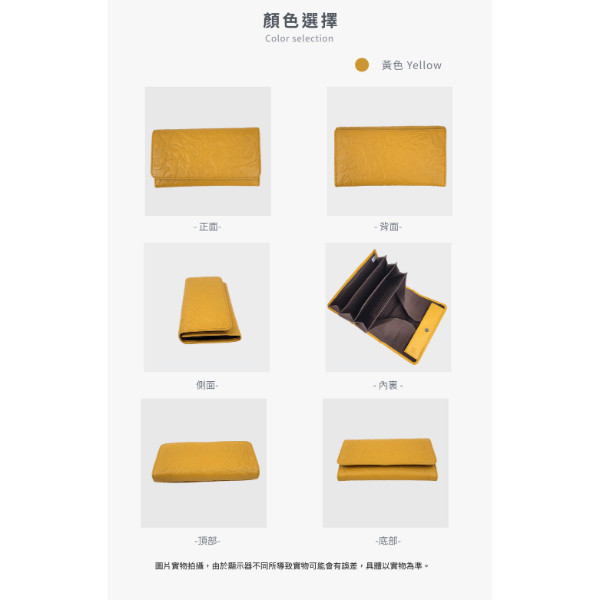 日貨-頭層牛皮貓咪圖騰風琴長夾女夾-野村修平【LH1144】 