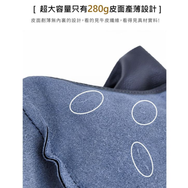 頭層牛皮極簡極輕慵懶風單肩包女包【LB1130】 
