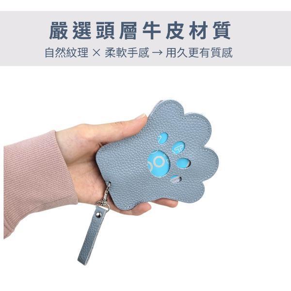 頭層牛皮貓爪造型卡片套【CB222】 
