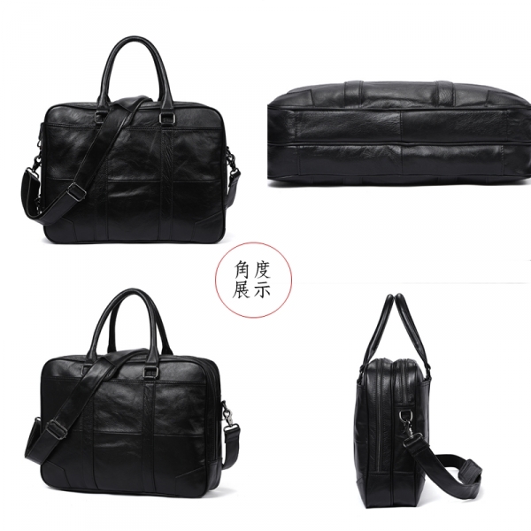 頭層牛皮手提包男包-可裝15吋筆電【LB298】 